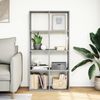vidaXL Raumteiler-Bücherregal Grau Sonoma 69,5x29x137,5 cm 858026 Bild 3