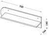 XL Küchenhängeschrank Rimini 60x96cm 2-türig matt Farbe: RAL 5024 pastellblau matt / lava RI-W4/60 Bild 3