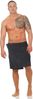 CLASS HOME COLLECTION Saunatuch Herren Frottee Saunakilt Saunatuch Klettverschluss Sarong 50 x 136 cm, 100% Baumwolle (1-St), mit Klettverschluss Bild 4