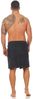 CLASS HOME COLLECTION Saunatuch Herren Frottee Saunakilt Saunatuch Klettverschluss Sarong 50 x 136 cm, 100% Baumwolle (1-St), mit Klettverschluss Bild 2