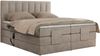 Boxspringbett mit elektrisch verstellbaren Matratzen, zwei Bettkästen und einem Topper - COMFORTO - 160 x 200 cm - Beige Stoff - H3 Bild 5