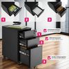 tectake Rollcontainer Aktenrollschrank, aus pulverbeschichtetem Stahl Bild 3