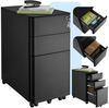 tectake Rollcontainer Aktenrollschrank, aus pulverbeschichtetem Stahl Bild 2