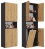 ibonto Hochschrank Badezimmerhochschrank Platzsparendes Aufbewahrungswunder Bild 4