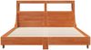 vidaXL Massivholzbett ohne Matratze Wachsbraun 160x200 Kiefernholz 3306416 Bild 4