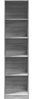 vidaXL Kleiderschrank Grau Sonoma 50x50x200 cm Holzwerkstoff 3307716 Bild 4
