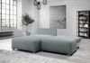 AX LIVING Ecksofa mit Schlaffunktion Ederra 208 cm breit – hellgrau L Bild 3
