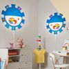 RGB LED Wandlampe, Sticker, dimmbar, Fernbedienung, D 35cm Bild 5