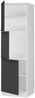 Herdumbauschrank Fame-Line Anthrazit Landhaus 60 cm Vicco Bild 4