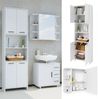 Badmöbel-Set Maris Weiß 2 Teile, mit Hochschrank und Bad Spiegelschrank Vicco Bild 2