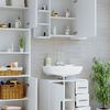 Badmöbel-Set Maris Weiß 2 Teile, mit Hochschrank und Bad Spiegelschrank Vicco Bild 5