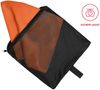 2 x fleuresse Sport Duschtuch 90x180 cm High-Tech-Reise Duschtuch 3450-3 orange Bild 3
