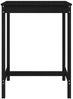 vidaXL Gartentisch Schwarz 82,5x82,5x110 cm Massivholz Kiefer 824085 Bild 4