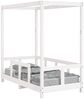 vidaXL Kinderbett Weiß 70x140 cm Massivholz Kiefer 834511 Bild 2