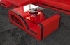 Couchtisch Palermo - Ledermix - rot-schwarz Bild 2