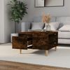 vidaXL Couchtisch Räuchereiche 55x55x36,5 cm Holzwerkstoff 821081 Bild 3