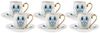 Karaca Kaffeeservice Karaca İznik 80 ml Türkische Kaffeetassen-Set 6er mit Untertassen Bild 5