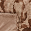 Beliani Kuscheldecke 'BAKIRA', Webpelz / Mikrofaser braun, 200 x 220 cm Bild 5