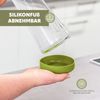 Glaskaraffe CAROLA mit Silikonfuß - zerlegbarer Deckel - 1 Liter, grün Bild 5