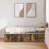 vidaXL Bettrahmen Geräucherte Eiche 90 x 200 cm Holzwerkstoff 3335193 Bild 3
