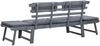 vidaXL Gartenbank mit Auflagen 2-in-1 190 cm Grau Massivholz Akazie 312119 Bild 5