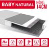 Matratze 90x190 cm Bonell Federkern BABY NATURAL Buchweizen Polyurethanschaum H3 14 cm Bild 3