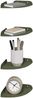 vidaXL Schwebendes Regal mit Regal 4 pcs Olive Grün 15 x 15 x 2 cm 8004083 Bild 3