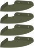 vidaXL Schwebendes Regal mit Regal 4 pcs Olive Grün 15 x 15 x 2 cm 8004083 Bild 2