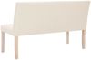 vidaXL Sitzbank 139,5 cm Cremeweiß Polyester 281337 Bild 5