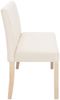 vidaXL Sitzbank 139,5 cm Cremeweiß Polyester 281337 Bild 4