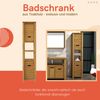 Badezimmerschrank Ulpia Teak Massivholz Bild 3