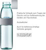 Mepal - Take a Break midi + Trinkflasche Ellipse 500 ml - Nordic Sage - Lunchbox mit Trennwand - ideal für Mealprep-kohlensäuregeeignet -auslaufsicher - bruchfestes Material, Promotion-Set Bild 2