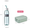 Mepal - Take a Break midi + Trinkflasche Ellipse 500 ml - Nordic Sage - Lunchbox mit Trennwand - ideal für Mealprep-kohlensäuregeeignet -auslaufsicher - bruchfestes Material, Promotion-Set Bild 3