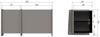 TV-Board Brock - Aschenfurnier warmes Grau, 102 cm Bild 3