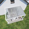 Weide Deluxe | Wand Pergola | Voll Aluminium | 3 x 4 M | Lamellendach weiß Bild 5