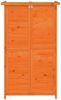 vidaXL Geräteschuppen Braun 83x57x140 cm Massivholz Kiefer 172240 Bild 4