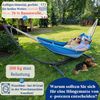 Potenza Hängematte mit Gestell – 220kg für 2 Personen, Hängematte- 220x160, 200kg, Cocoon XXL Grau Bild 3