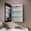 SONNI Spiegelschrank Badezimmerspiegelschrank, Spiegelschrank Badezimmer mit LED-Spiegel mit Beleuchtung, Anti-Beschlag & Steckdose, Licht in 3 Farbtemperaturen Bild 2