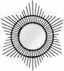 Rattan Spiegel Aina 435 Schwarz Bild 1