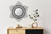 Rattan Spiegel Aina 435 Schwarz Bild 2