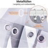 Duschvorhang Water Droplets Antischimmel Textil 100x200cm 1er Pack Bild 4