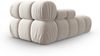 Micadoni Recamiere Bellis Links Samt Bluvel Dunkelbeige Bild 3