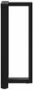 vidaXL Bartischbeine T-Form 2 Stk. Schwarz 50x35x(90-91) cm Stahl 4013076 Bild 5