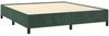 vidaXL Boxspringbett mit Matratze Dunkelgrün 180x200 cm Samt 3132756 Bild 3