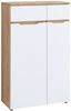 Büroschrank vito Clyde, Holzwerkstoff, Weiß, Holzfarben, 75 x 122 x 38 cm Bild 1