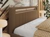 Polsterbett GOLD 5 CLASSIC 140 x 200 cm mit LED-Beleuchtung & Bettkasten, Doppelbett inkl. Lattenrost, Metall-Lift-System & Stauraum - Braun Kunstleder Bild 4