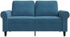 vidaXL 2-Sitzer-Sofa Blau 120 cm Samt 359528 Bild 4