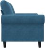 vidaXL 2-Sitzer-Sofa Blau 120 cm Samt 359528 Bild 5