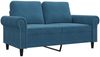 vidaXL 2-Sitzer-Sofa Blau 120 cm Samt 359528 Bild 2
