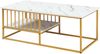 Couchtisch Raukurg 120x60x44 cm Marmoroptik, weiß/Goldfarben [en. casa] Bild 2